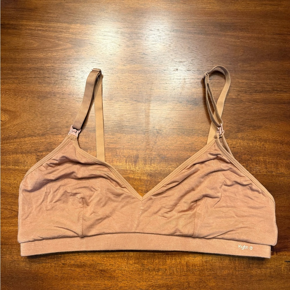 Kyte Baby Nursing Bra in Latte XL